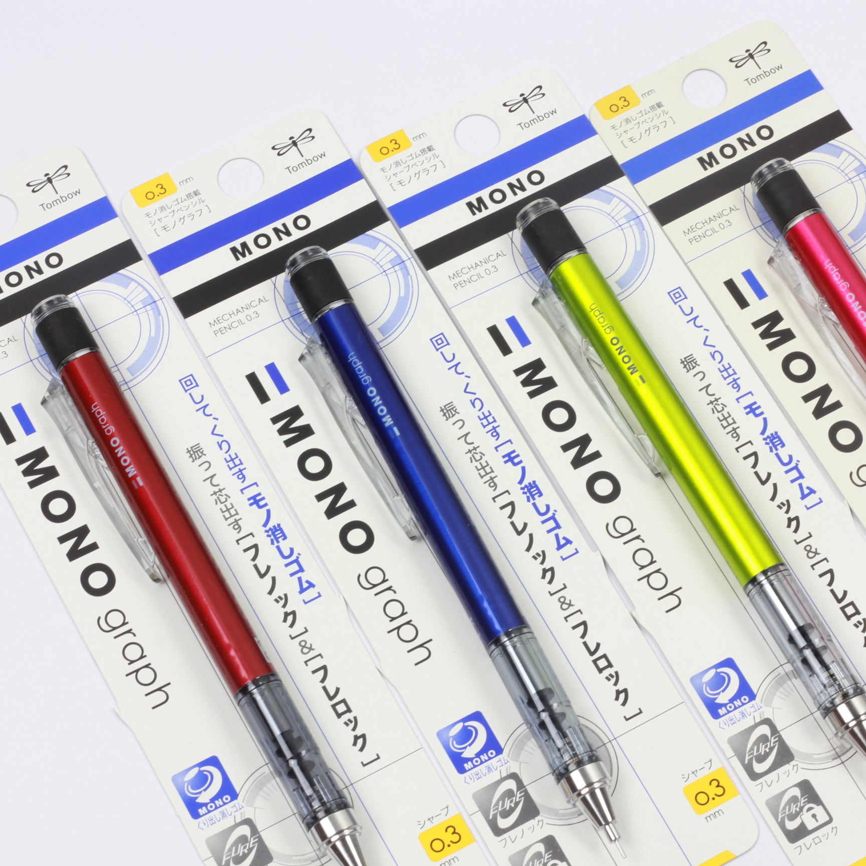 TOMBOW Mech. Pencil Mono Graph 0.3mm Blue