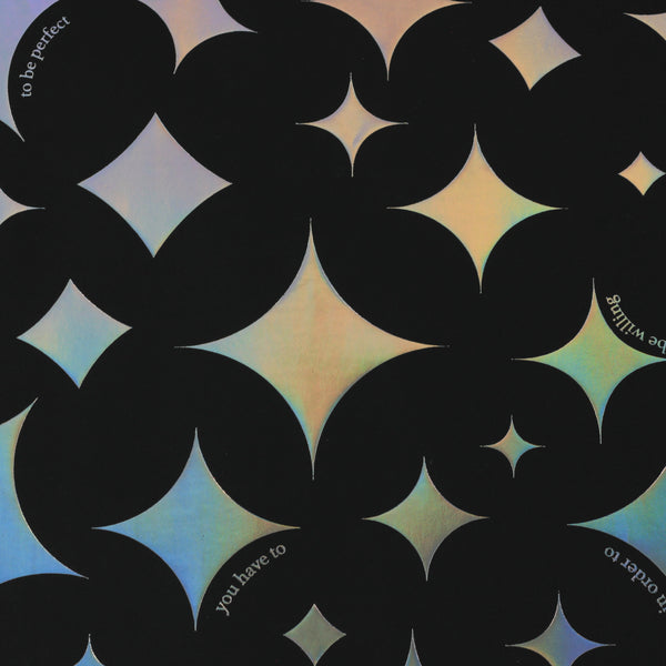 Artisan Wrapping Paper Sparkling Stars Silver & Black WRITER