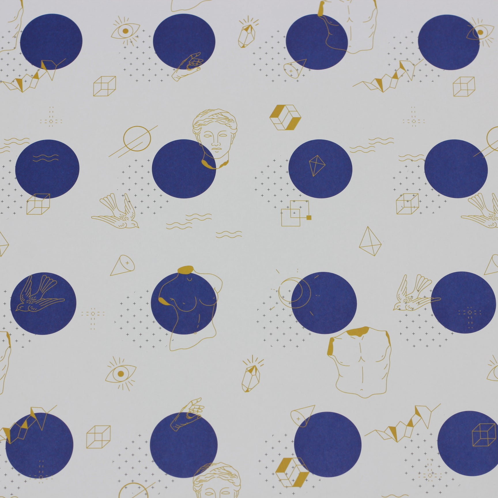 Artisan Wrapping Paper Sculpture of Art