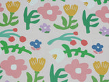 Artisan Wrapping Paper Colourful Pink Garden