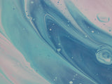 Artisan Wrapping Paper Pink Purple Marble