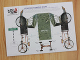 MUOC 3D Diy Trishaw Paper Craft
