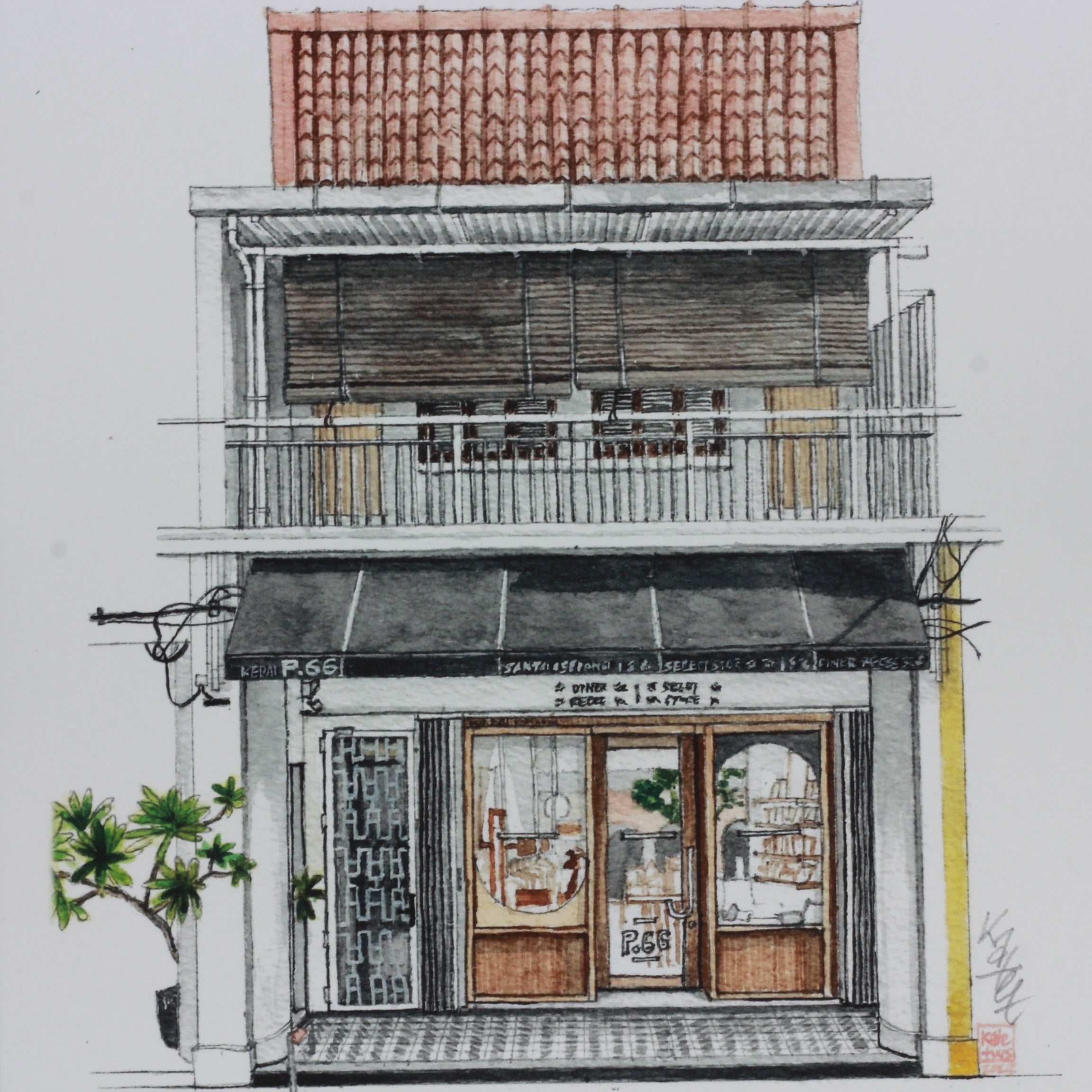 LORONGANDLANE A4 Print P.66 Store Campbell