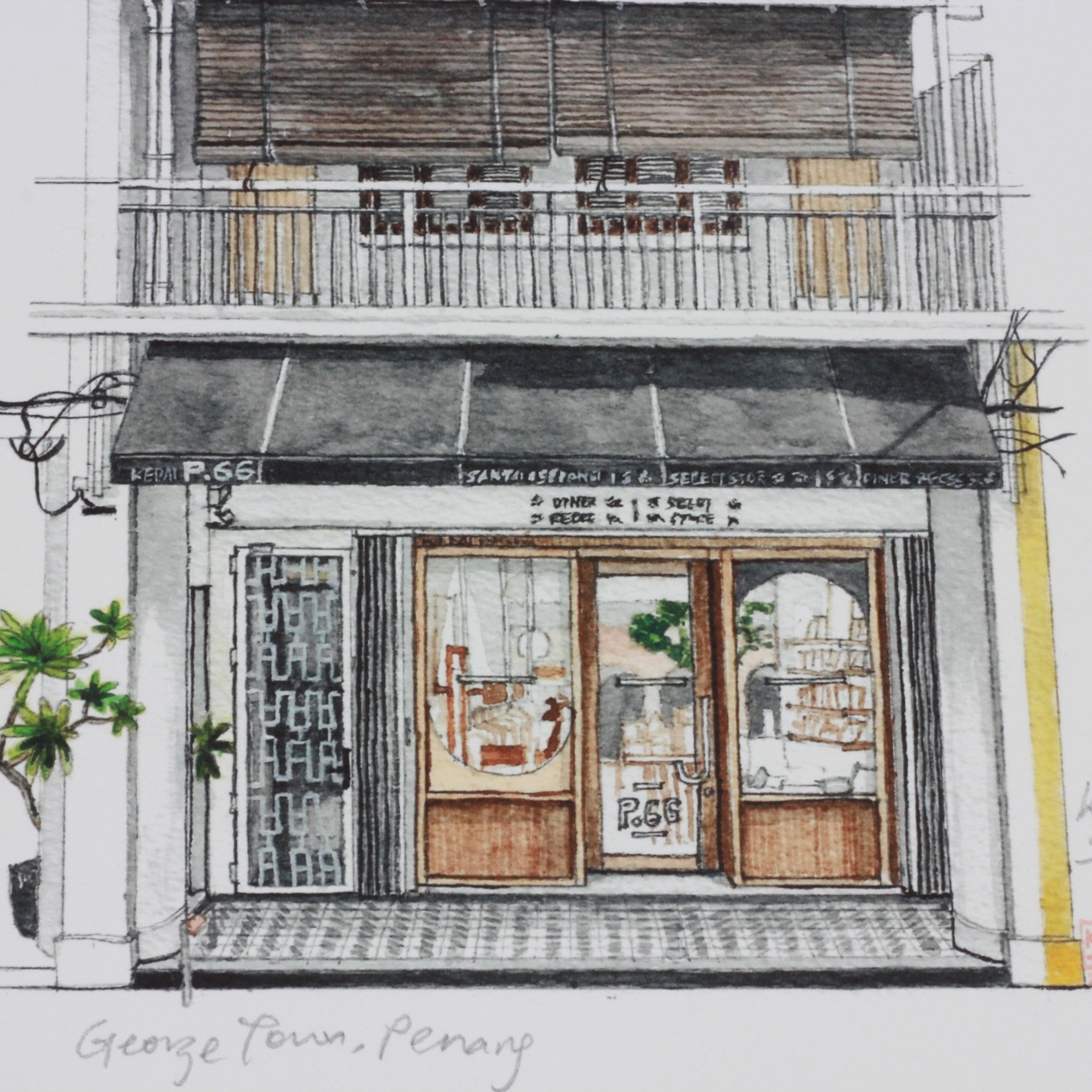 LORONGANDLANE A4 Print P.66 Store Campbell