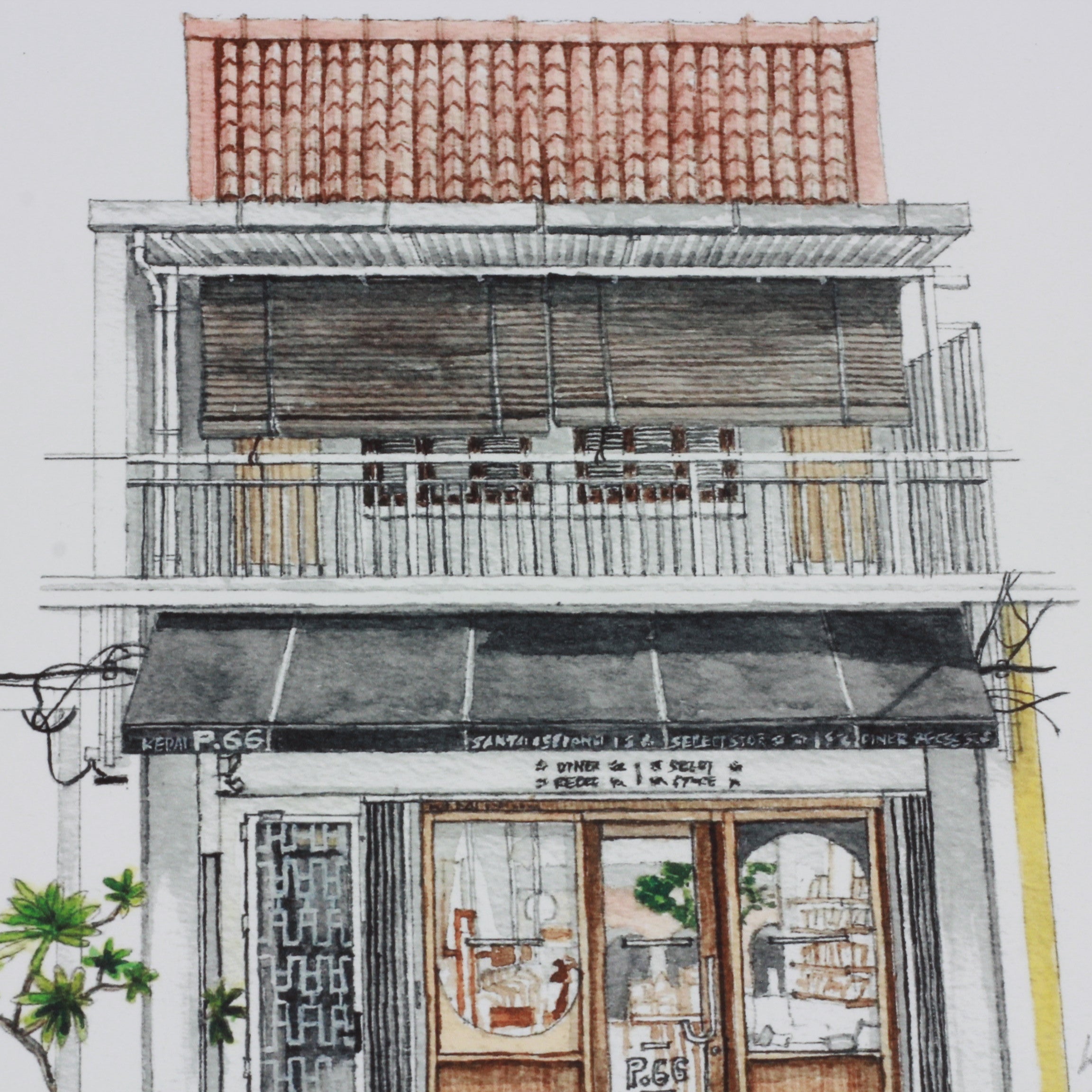 LORONGANDLANE A4 Print P.66 Store Campbell