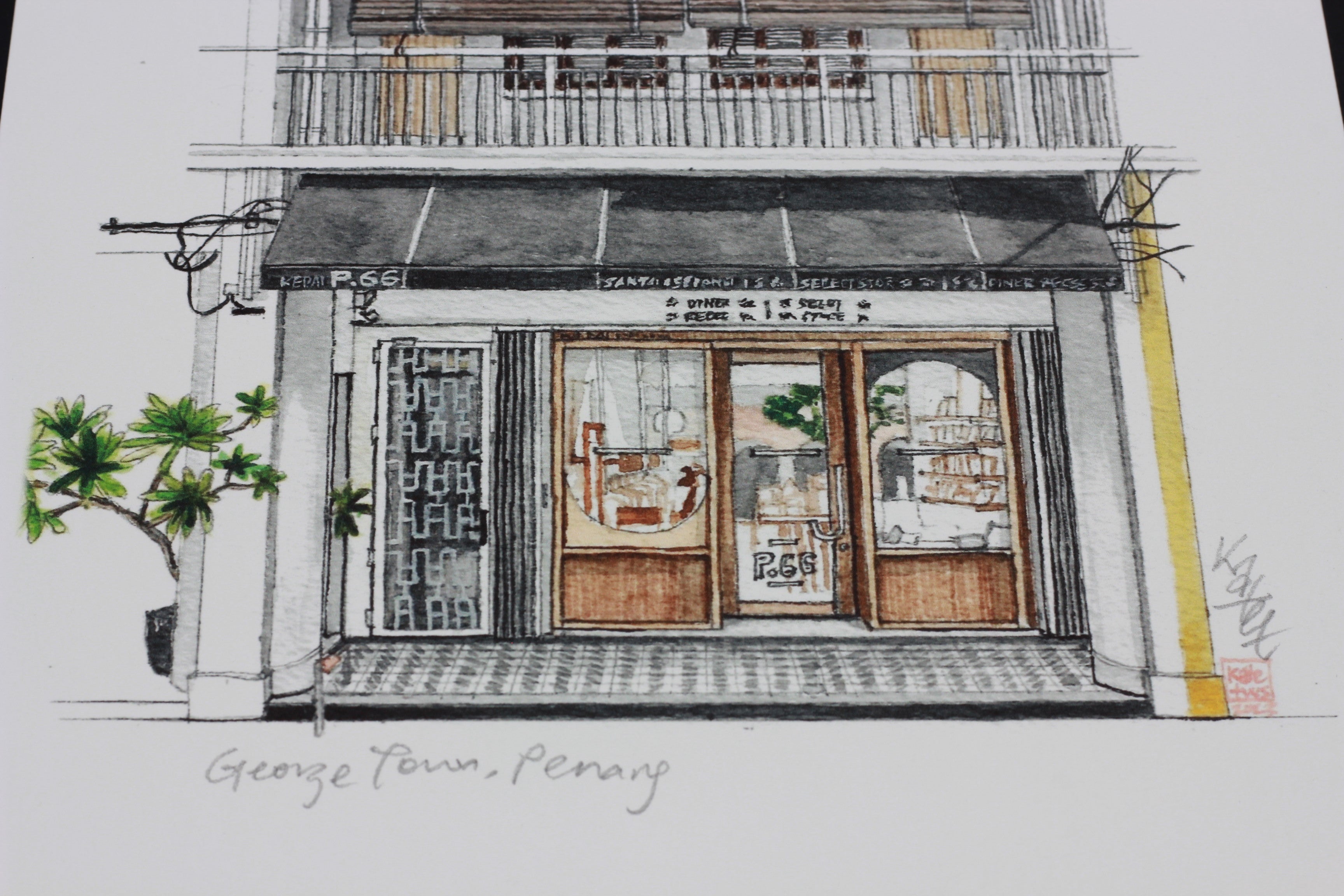 LORONGANDLANE A4 Print P.66 Store Campbell