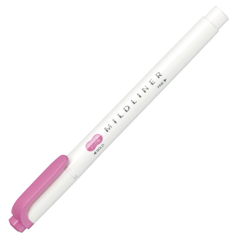 ZEBRA WKT7 Mildliner Highlighter Fuchsia