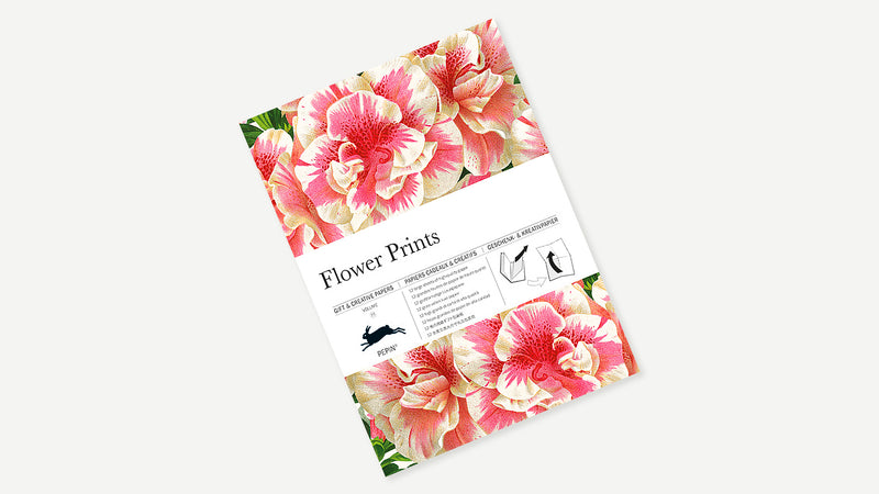 PEPIN Gift & Creative Paper Book 077 Flower Prints
