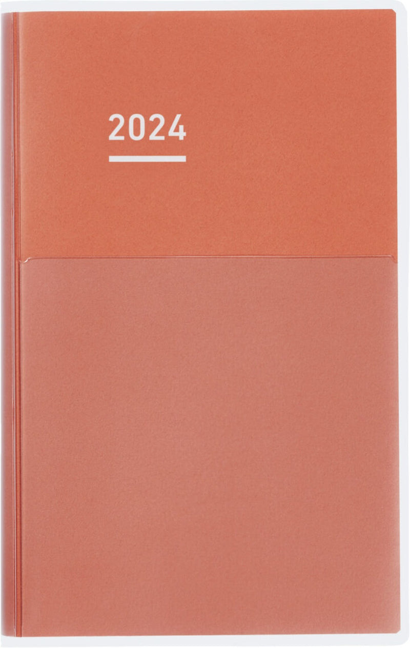 KOKUYO 2024 Jibun Techo Diary Days Red