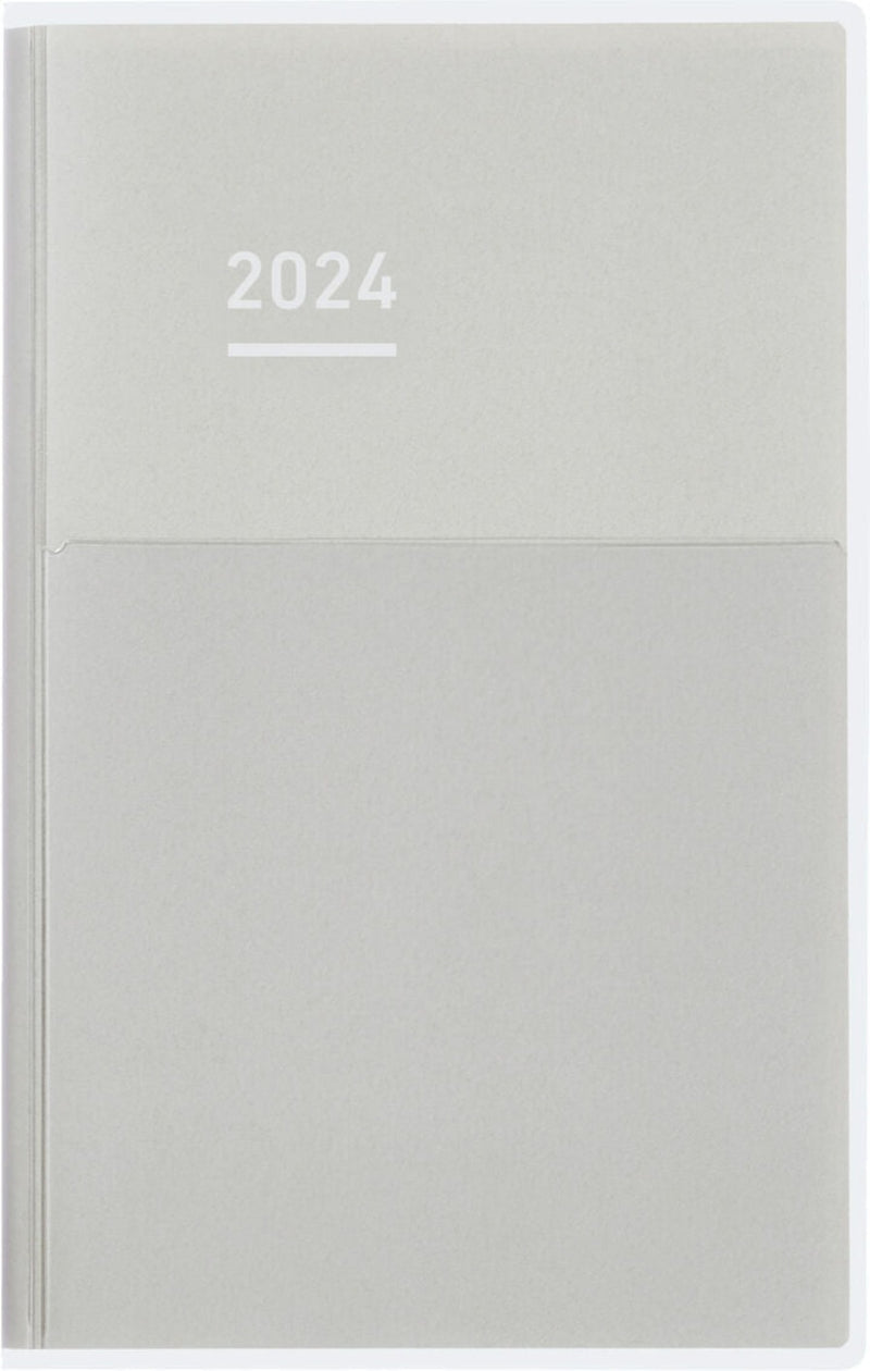 KOKUYO 2024 Jibun Techo Diary Days mini Grey