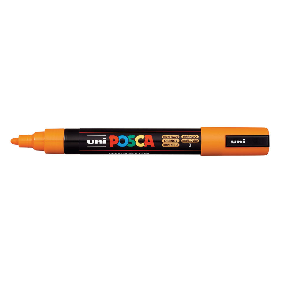 UNI Posca Water Marker Pen Medium Bright Yellow