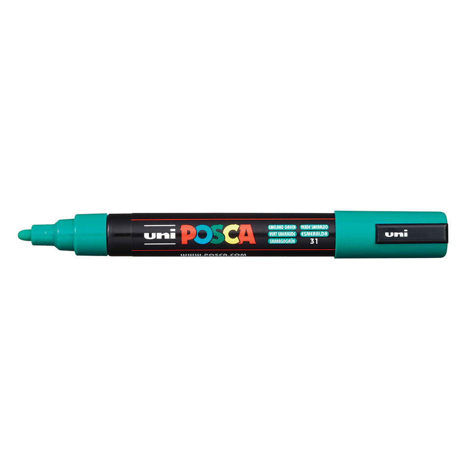 UNI Posca Water Marker Pen Medium Emerald Green