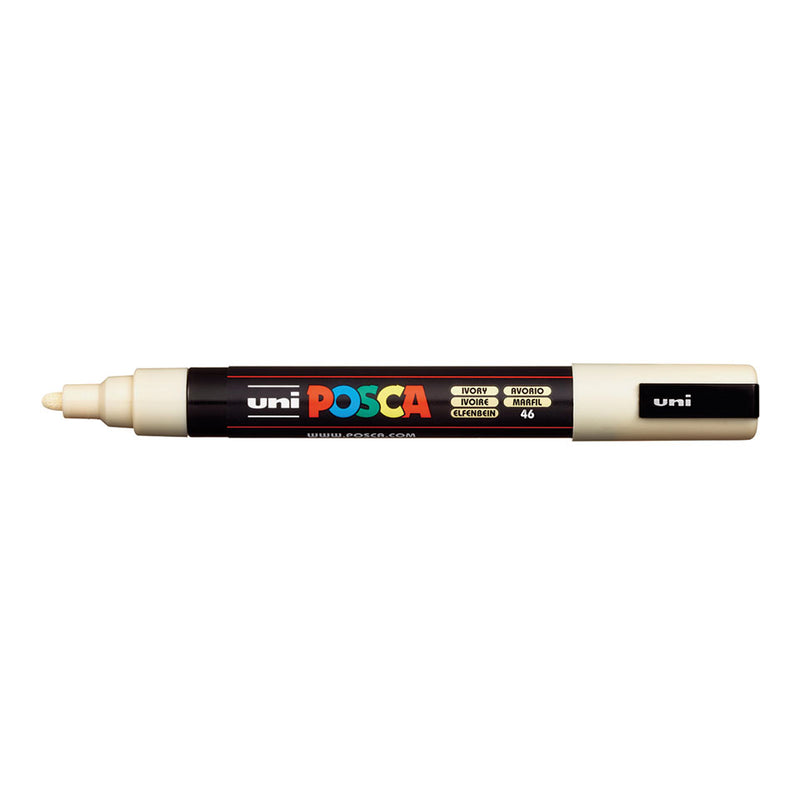 UNI Posca Water Marker Pen Medium Ivory