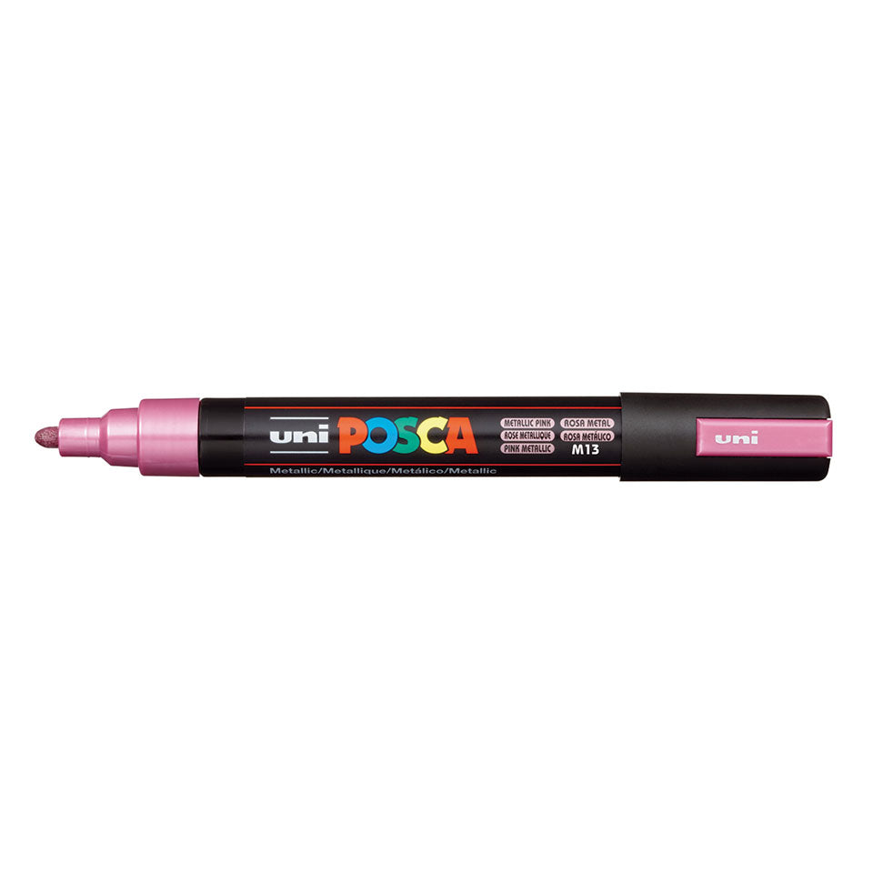 UNI Posca Water Marker Pen Medium Metallic Pink