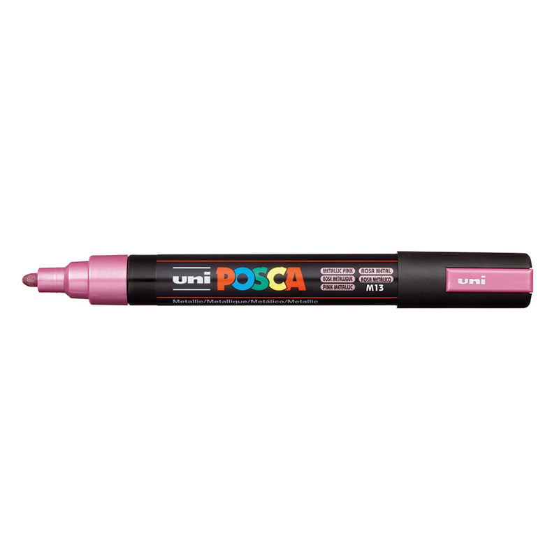 UNI Posca Water Marker Pen Medium Metallic Pink