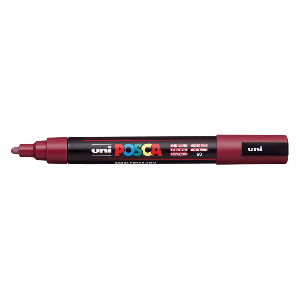 UNI Posca Water Marker Pen Medium Red Wine
