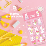TFT Themed Sticker Sheet Blooming Seasons