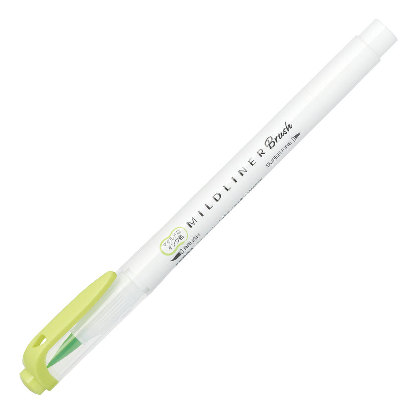 ZEBRA Mildliner Brush Pen WFT8 Citrus Green