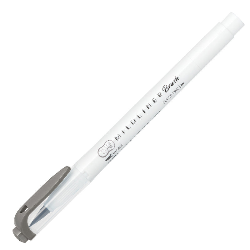 ZEBRA Mildliner Brush Pen WFT8 Dark Grey