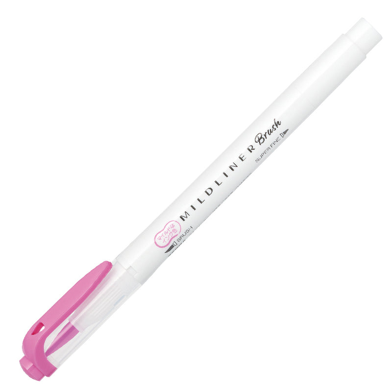 ZEBRA Mildliner Brush Pen WFT8 Fuchsia