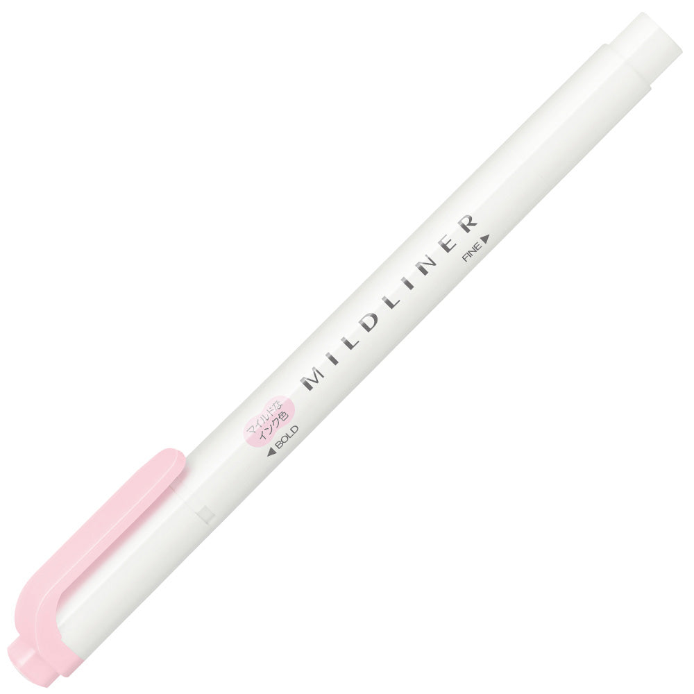 ZEBRA WKT7 Mildliner Highlighter Baby Pink