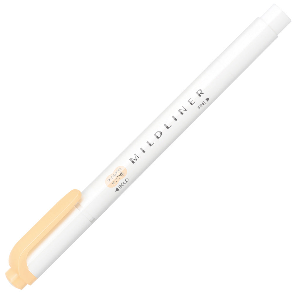 ZEBRA WKT7 Mildliner Highlighter Honey Orange