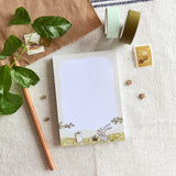 WHIMSY WHIMSICAL Memo Pad Summer Meadow Blooms