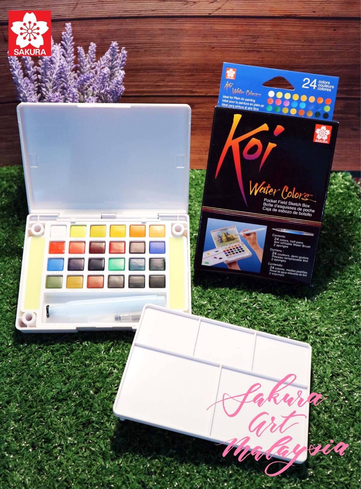 SAKURA Koi Watercolor Sketch Box