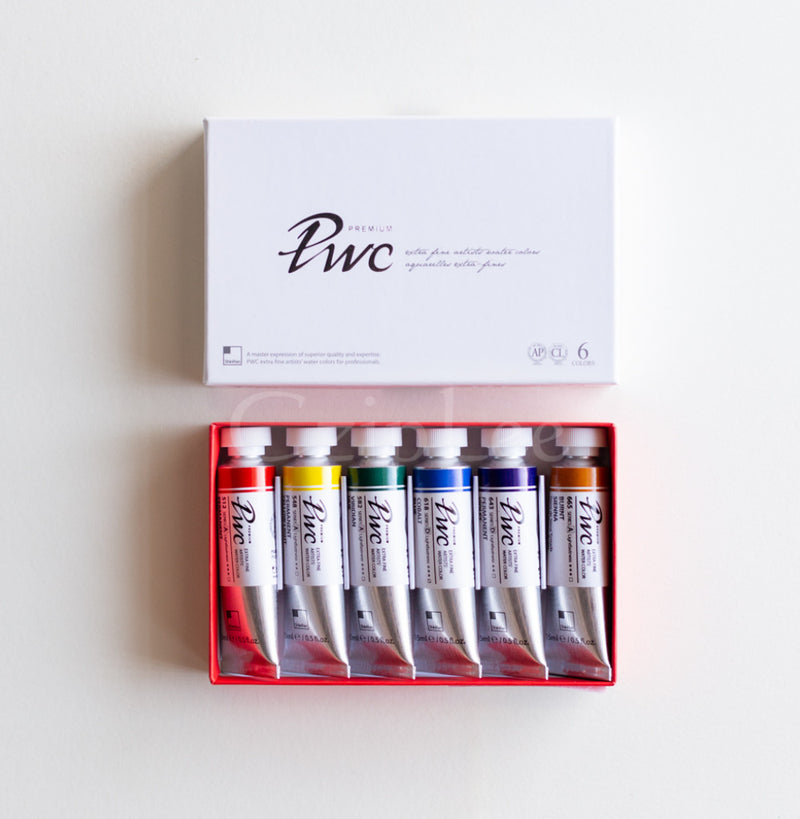 ShinHan PWC Ex Fine Artist Wcolor 15ml 6 Col A