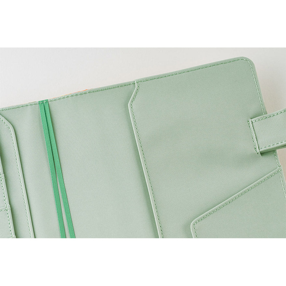 HOBONICHI TECHO 2024 A5 Liberty Fabrics Hollyhocks Orange (Cover Only)