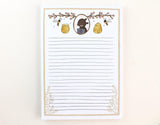 WHIMSY WHIMSICAL Notepad Bear and Honey Bee
