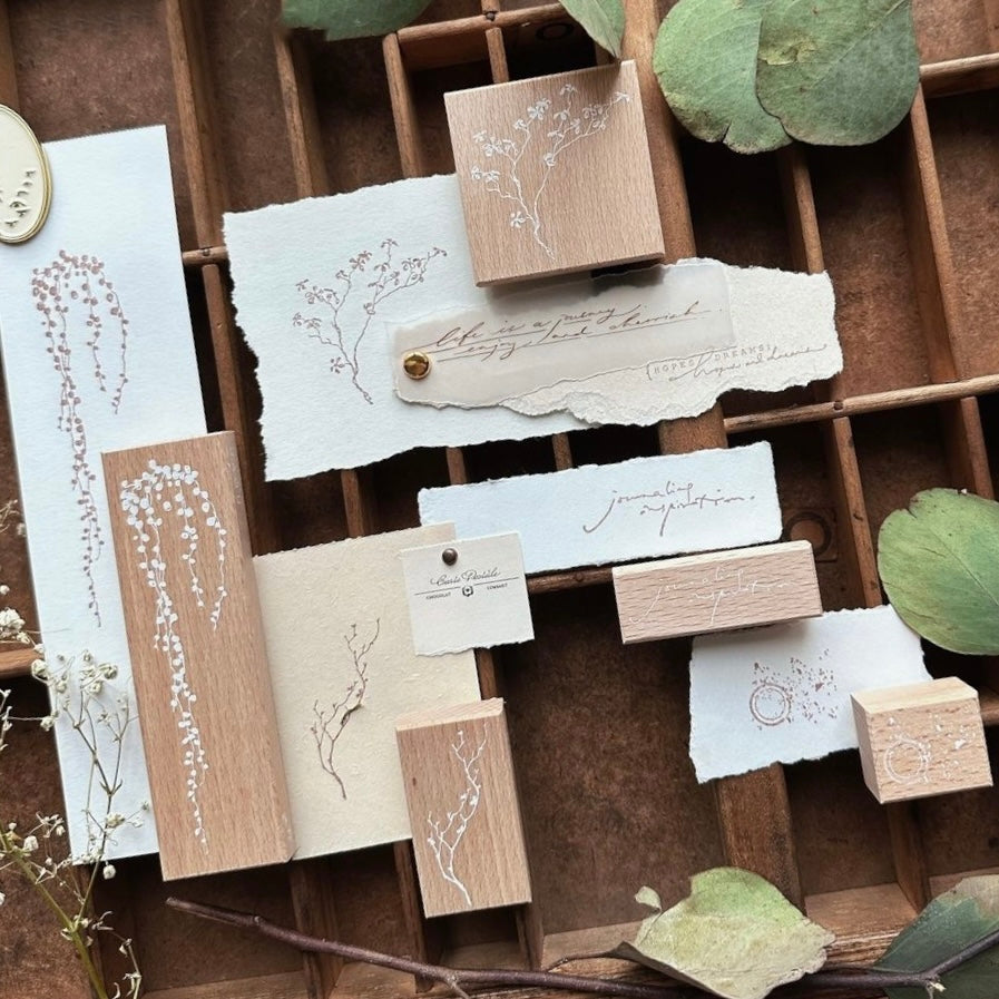 NOVE Lynn 2.0 Rubber Stamp String Of Pearls Long