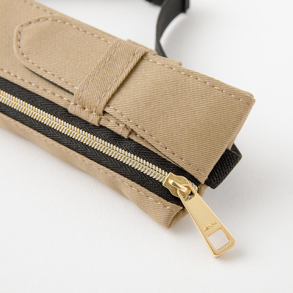 MD Book Band Pen Case B6-A5 Beige