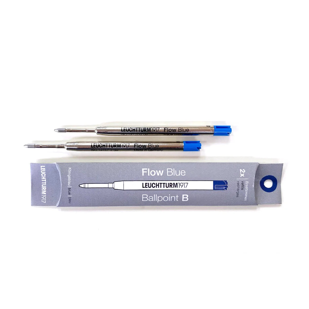 L.1917 Drehgriffel Nr. 1 Refill Pack of 2 Royal Blue Medium