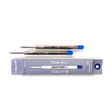 L.1917 Drehgriffel Nr. 1 Refill Pack of 2 Royal Blue Medium