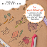ZEBRA WKT7 Mildliner Highlighter Sherbet Yellow