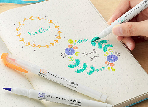ZEBRA Mildliner Brush Pen WFT8 Marigold