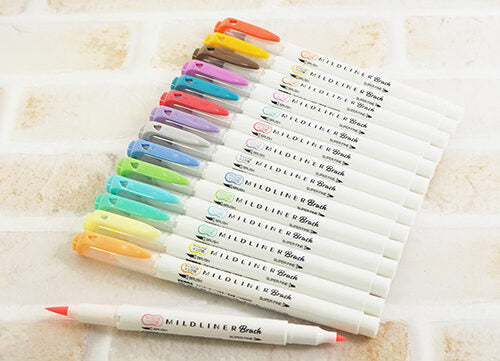 ZEBRA Mildliner Brush Pen WFT8 Summer Green