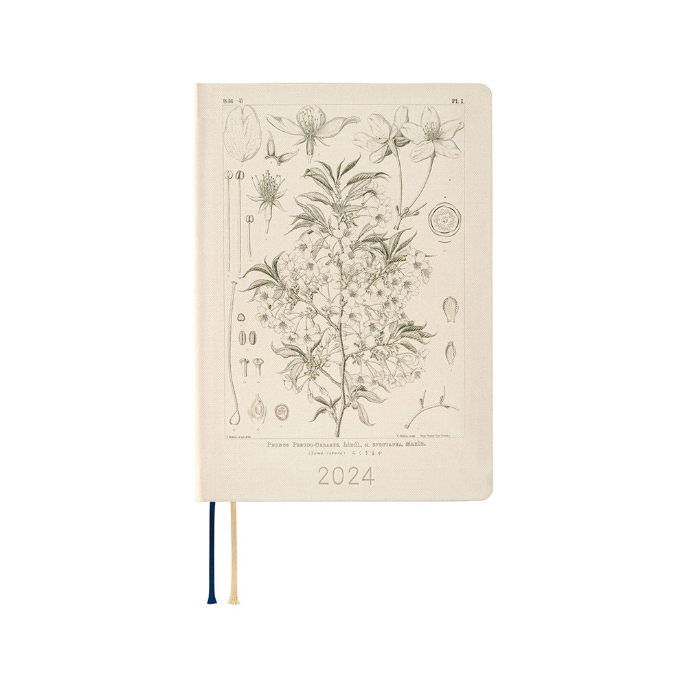 HOBONICHI 2024 Plain Notebook Yamazakura A6