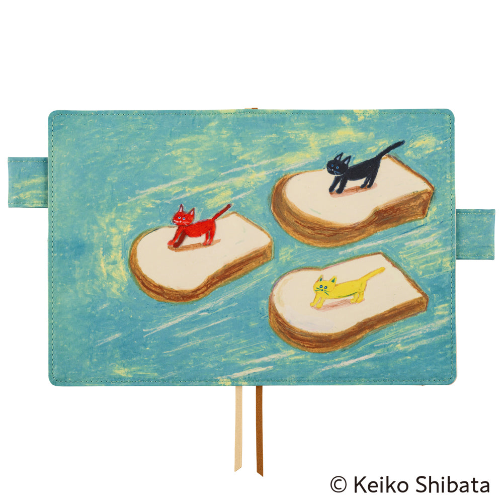 HOBONICHI A6 Cover 2025 Keiko Shibata Bread in the wind