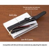 MD Book Band Pen Case B6-A5 Beige