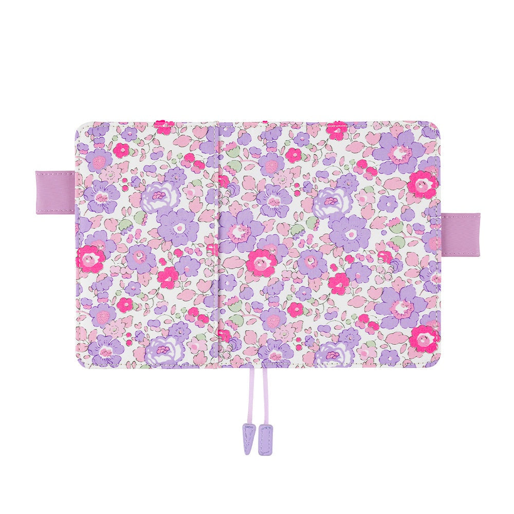 HOBONICHI TECHO 2023 Liberty Fabrics Betsy Neon Purple A6 (Cover Only)