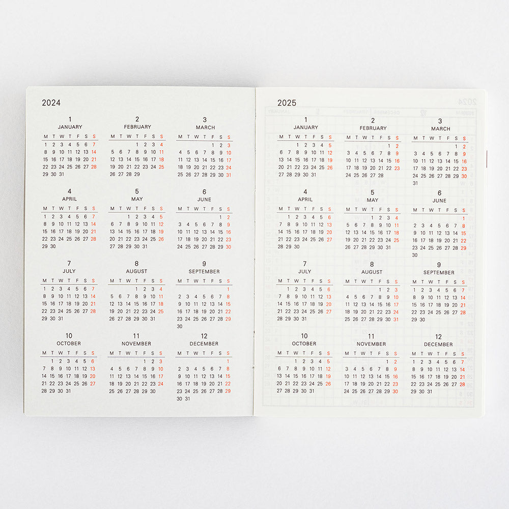 HOBONICHI TECHO 2024 Planner English A6