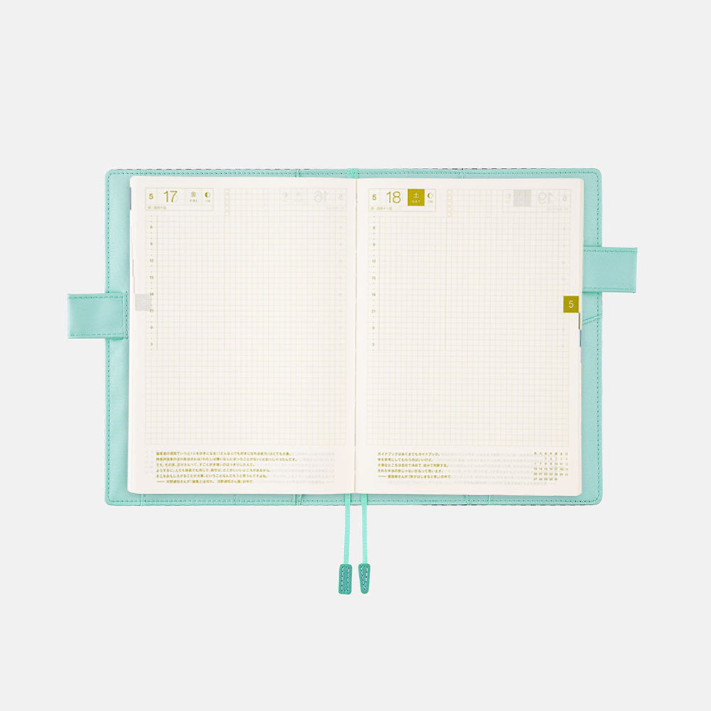 HOBONICHI TECHO 2024 A5 Gingham Black (Cover Only)