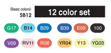 COPIC Sketch Marker 12Cols Set Basic
