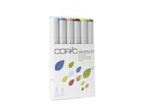 COPIC Sketch Marker 6Cols Set Earth