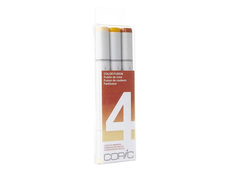 COPIC Sketch Marker 3Cols Set Fusion 4