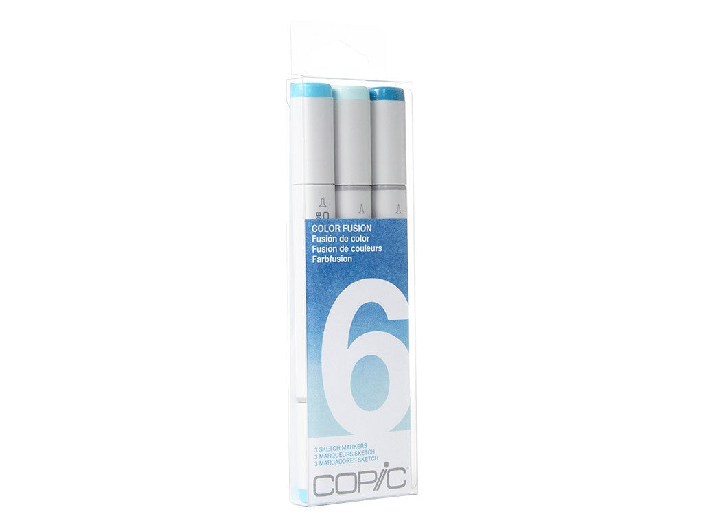COPIC Sketch Marker 3Cols Set Fusion 6