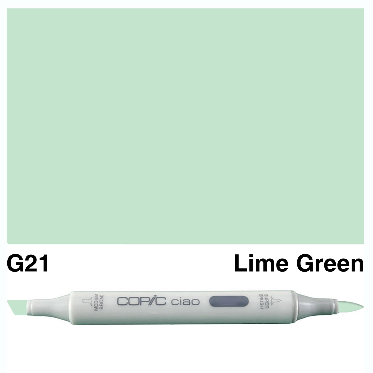 COPIC Ciao Marker GREEN (G000-G99)
