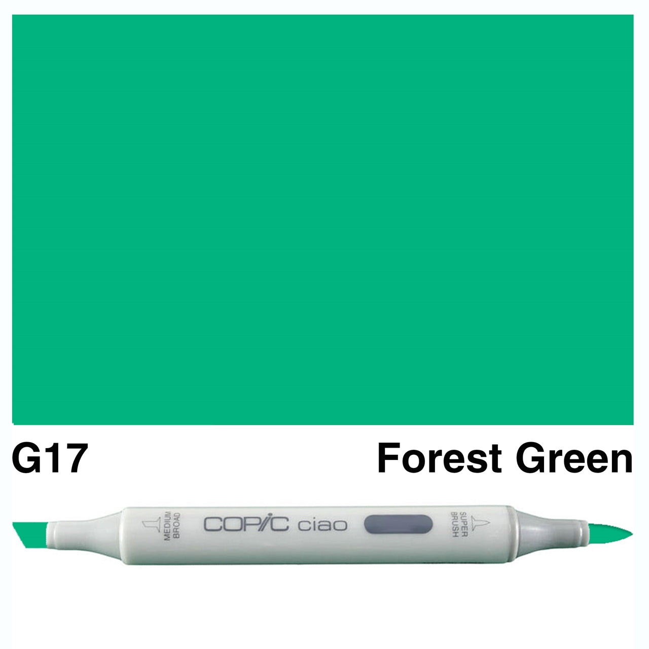 COPIC Ciao Marker GREEN (G000-G99)